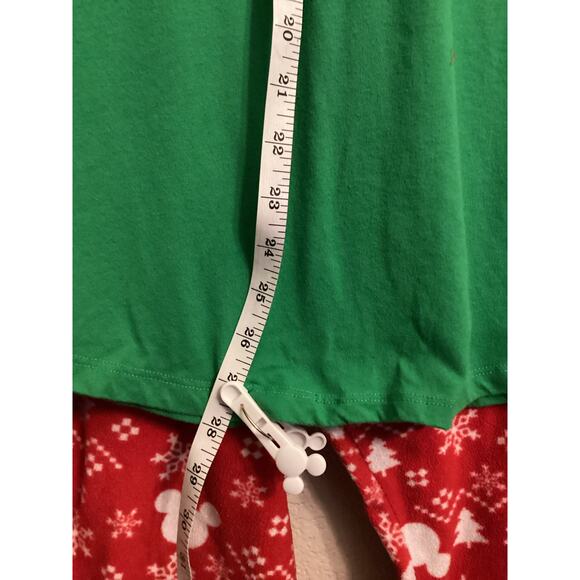 Disney Parks Mickey Mouse Peppermint Holiday Pajama Lounge Set XL - Picture 7 of 10